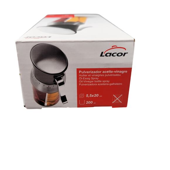Lacor Oil and Vinegar Spray Dispenser 200ml Dual Bottle Made in Spain - Picture 9 of 9